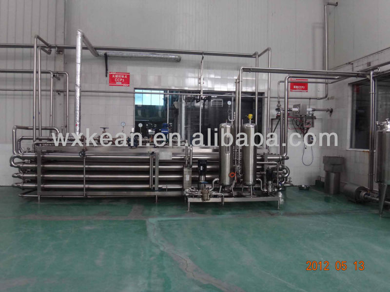 UHT tubular pasteurization