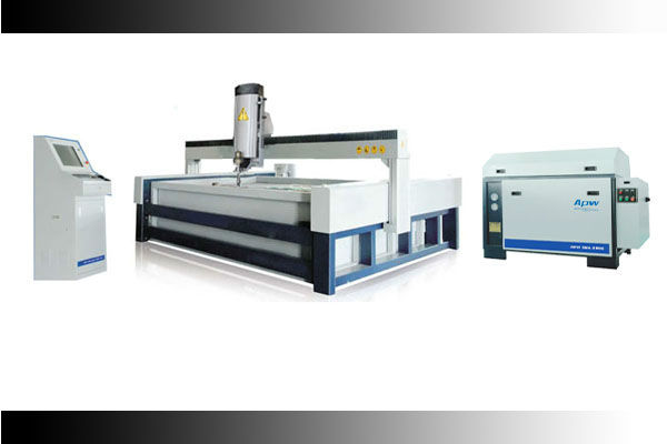 Ultra high pressure water jet stone and metal cutting machine with 410 MPa pump and 1500*2000 cutting table