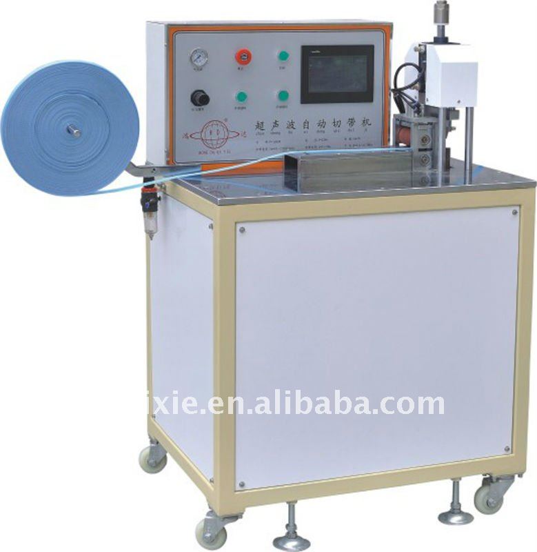 Ultrasonic Non-woven belt cutting machine