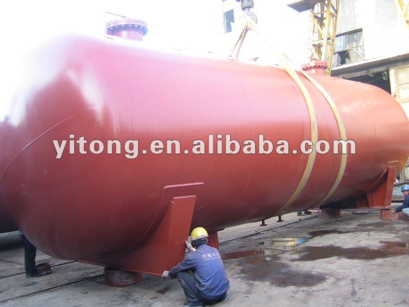 underground horizontal oil or gas tank