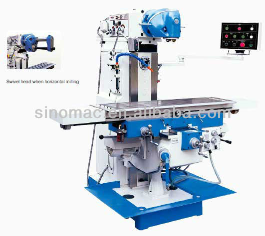 Universal swivel head milling machine