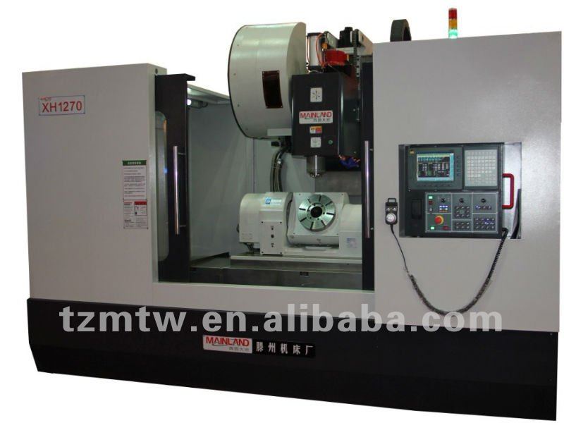 UNIVERSAL VERTICAL 5 AXIS CNC MACHINING CENTER XH1270