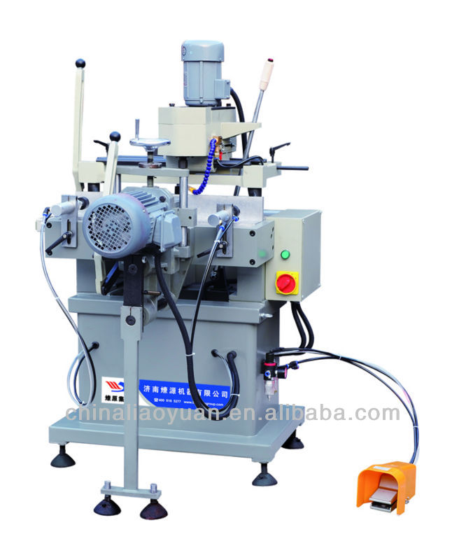 UPVC and aluminum window copy router/lock hole making machine