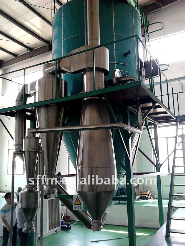 Uranium dioxide spray dryer