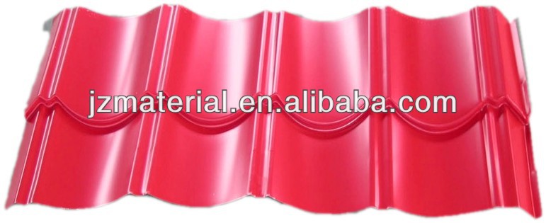 USD1.6 colored tile roofing sheet/colored stone roofing sheet/corrugated roof