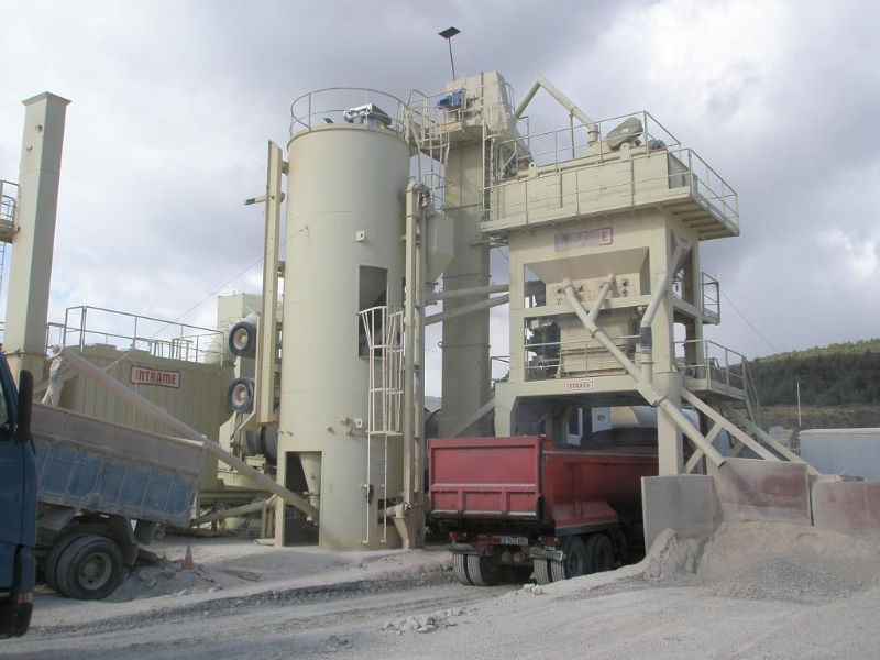 Used asphalt mixing plant