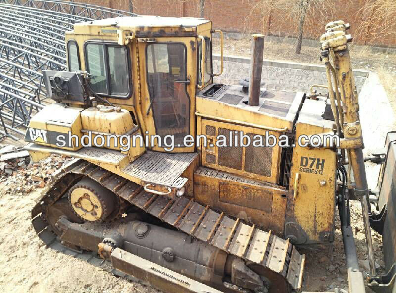 Used bulldozer D7H, bulldozers used in Shanghai of used construction machines