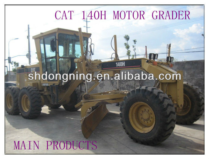 used CAT140H used grader, cat 140h motor graders secondhand