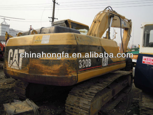 Used crawler Cat320B Excavator