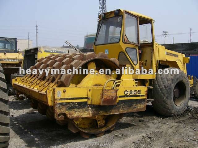 used dynapac ca25pd pad foot compactor road roller