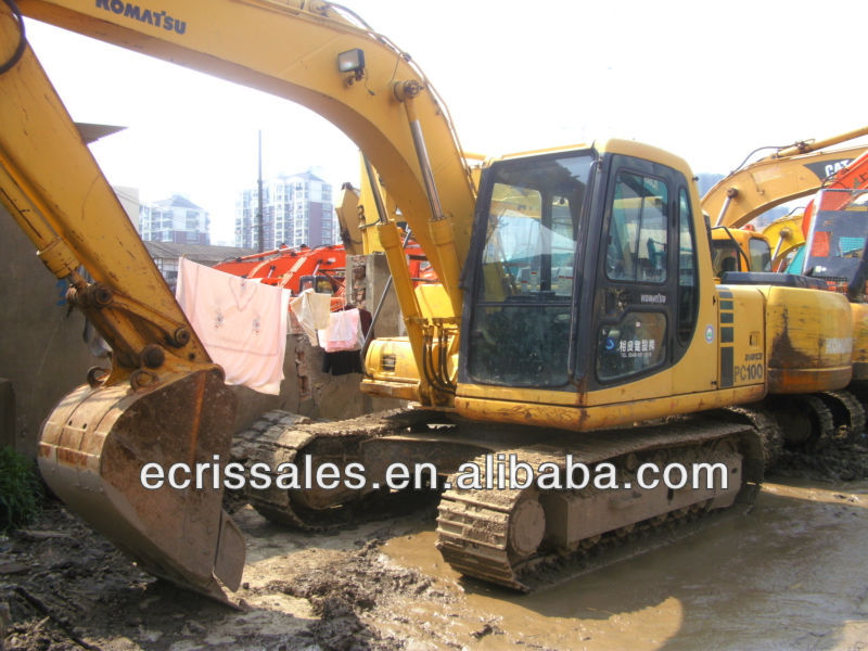 Used excavator for sale, Japan excavator, PC100