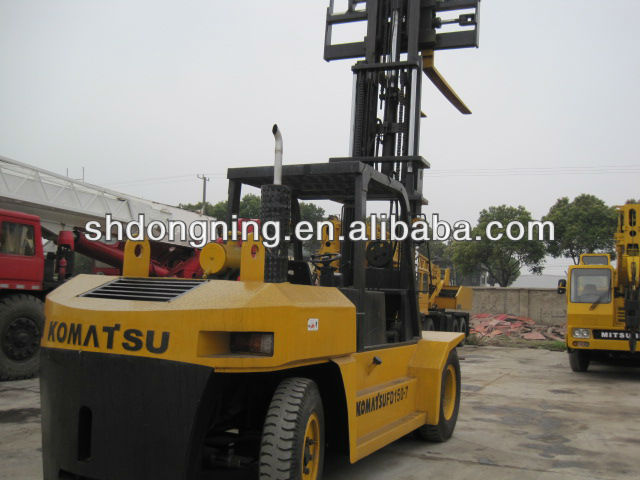 used folklift komatsu 15 ton, used forklifts FD150 in Shanghai China