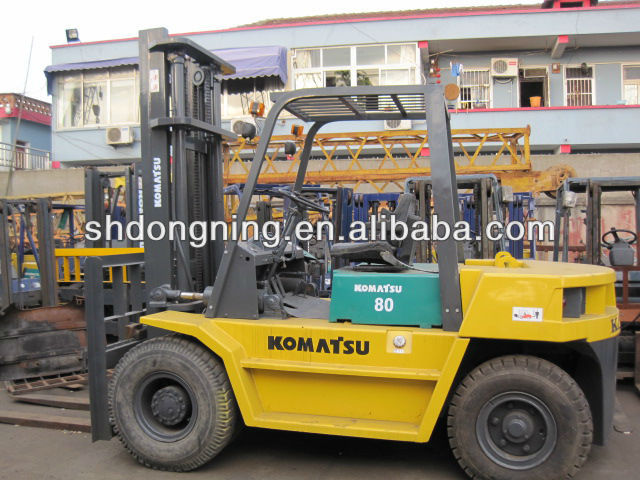 used folklift komatsu 8 ton, komatsu diesel forklift, Komatsu FD80 for sale