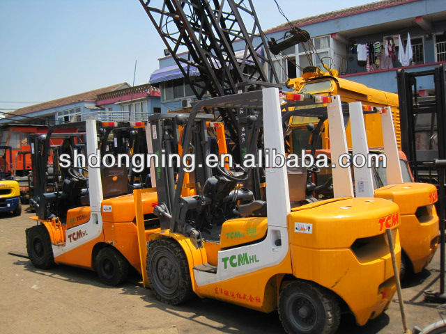 used folklift TCM 3 ton, used tcm forklifts in Shanghai