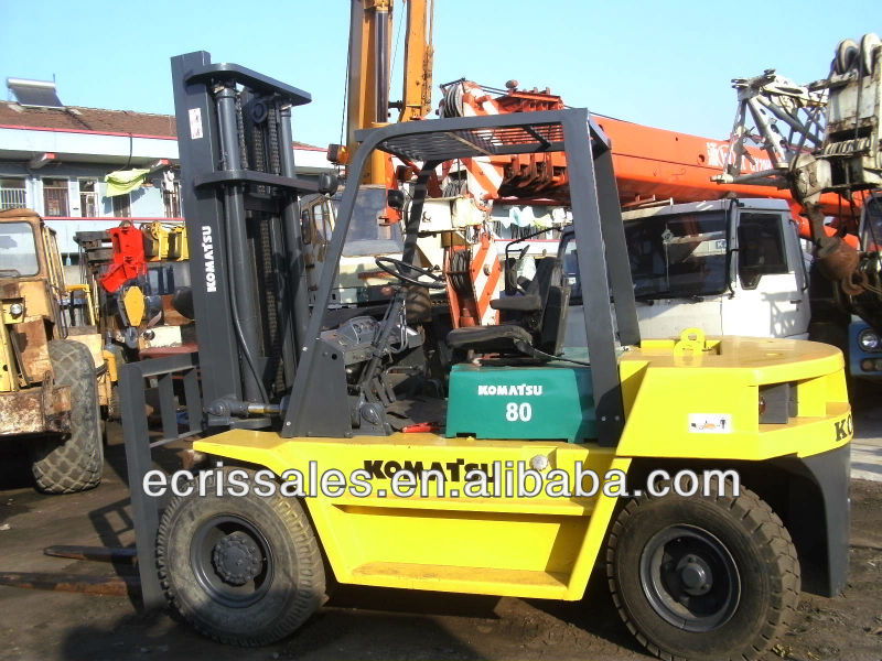 Used forklift komatsu 8 ton, FD80, Original from Japan