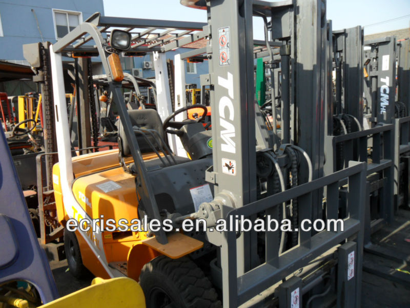 Used forklift TCM 2.5ton, FD25 Original from Japan