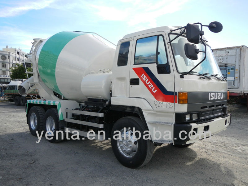 Used isuzu cement mixer truck - [829-TX] Y: 1993