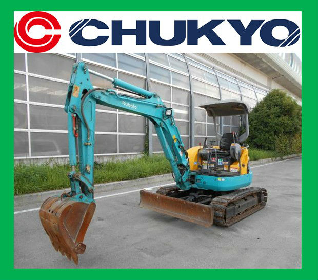 Used Japanese Mini Excavator Kubota U - 35 - 3S Sales / Canopy , Blade , Engine D1503-KA