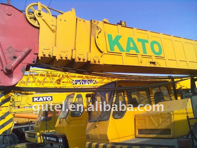 used KATO truck crane 50t NK500E right hand drive