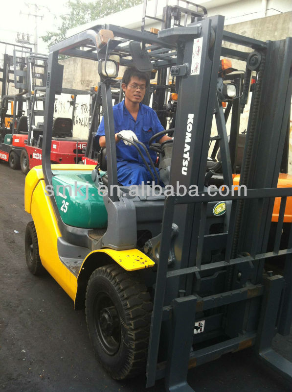 Used komatsu forklift 2.5 ton, FD25, original from Japan