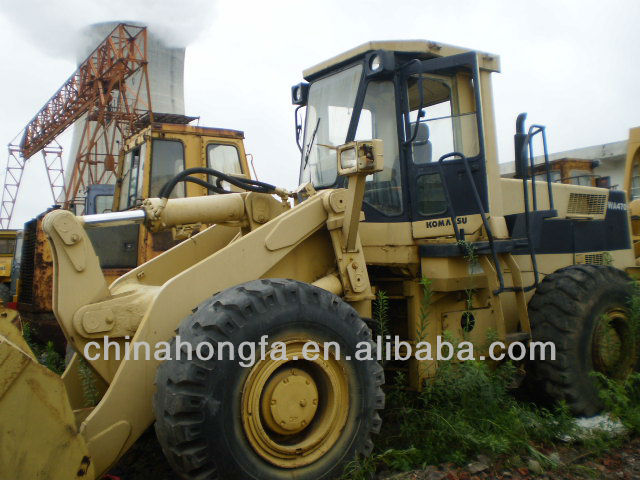 used Komatsu skid steer loader WA470, used loader