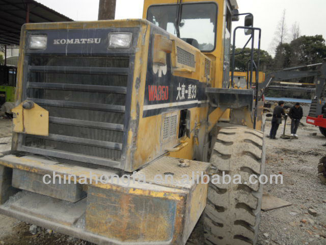 Used komatsu WA350 loader