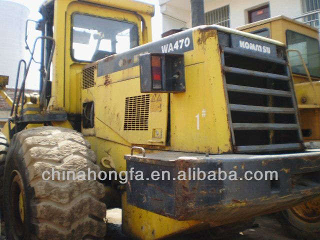 used Komatsu WA470 loader