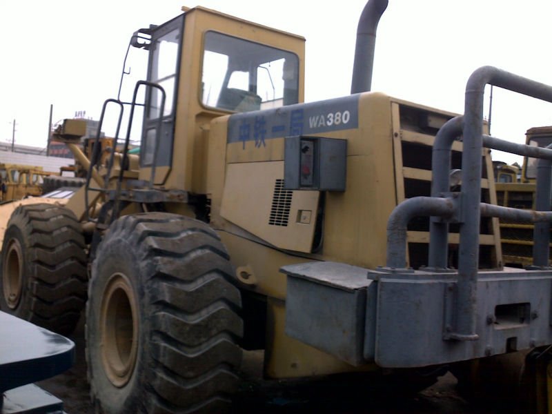 Used Komatsu wheel loader, WA380 wheel loader, Komatsu loader, wheel loader, loader accessories, construction machinery