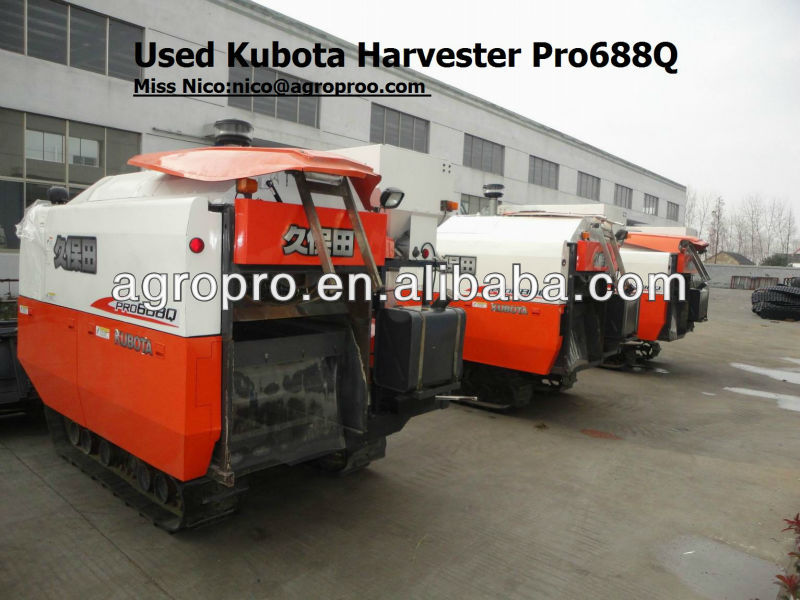 Used Kubota Combine Harvester-- Pro688Q/DC68G