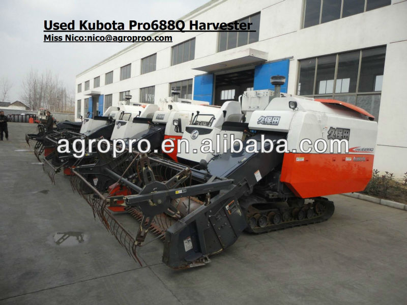 Used Kubota Combine Harvester (Pro688Q/DC68G)