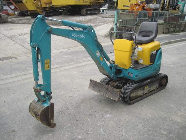 Used Mini Backhoe Kubota U - 10 <SOLD OUT>