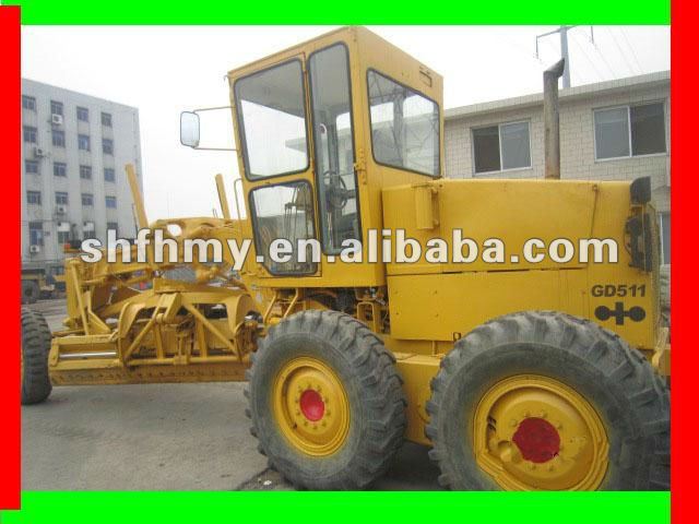 used Moto grader komatsu GD511,cheap Japan Komatsu GD511 Grader