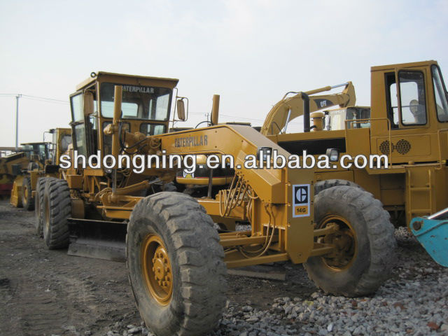 used motor grader CAT 14G, cat 12g, 14g motor grader in Shanghai China