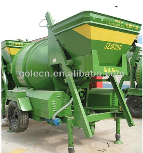 Used portable concrete mixer for sale,JZC350 concrete mixer price