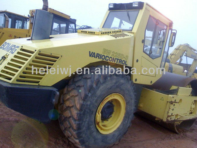 USED ROAD ROLLER BOMAG BW225D-3