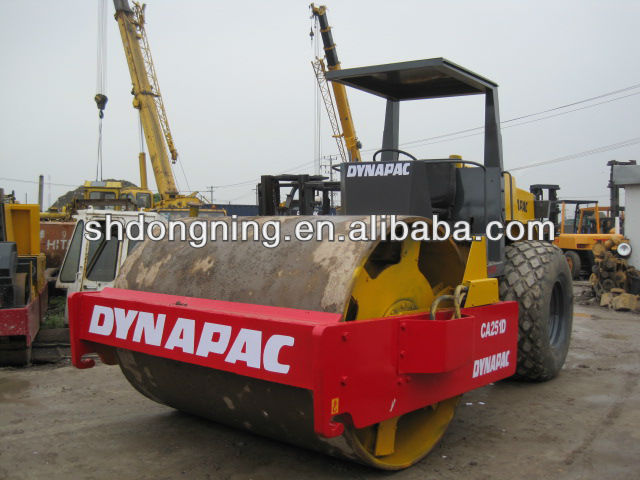 Used Road rollers Dynapac CA25D, secondhand Dynapac compactor rollers