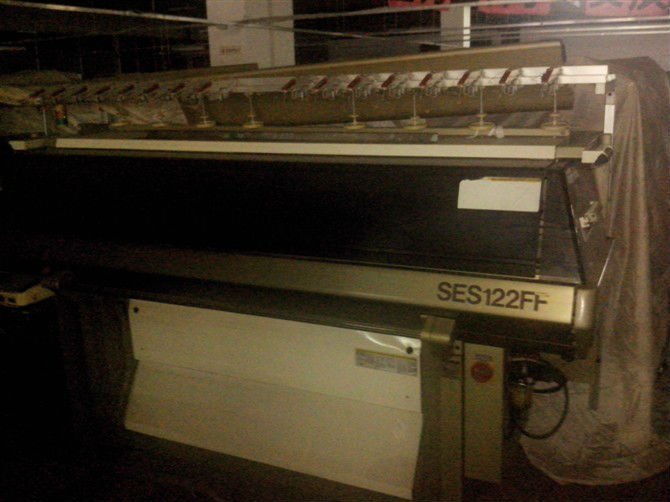 used shima seiki flat knitting machine