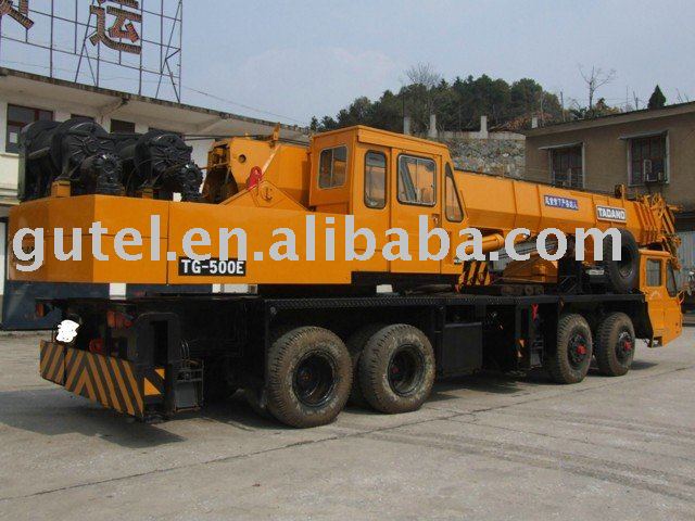 used tadano TG500E japan original truck crane 50ton