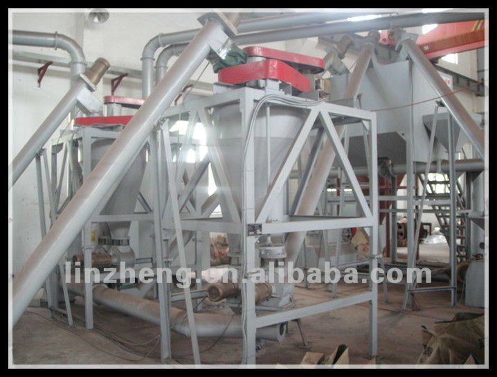 used tire recycling machine airflow classifier in the rubber powder production line