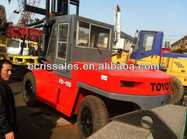 Used Toyota forklift 15 ton, original from Japan