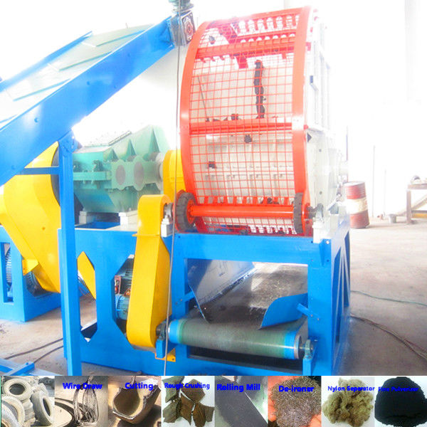 used tyre shredder machine