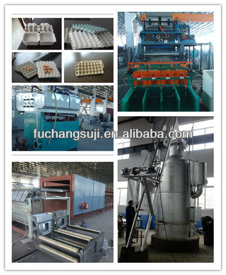 Used Waste paper recycle pulp tray making machine