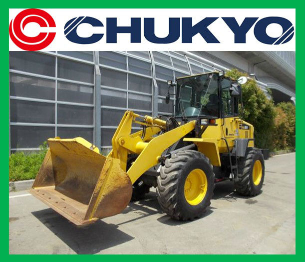 Used Wheel Loader Komatsu WA 100 - 5 <SOLD OUT> / Rops Cab , AC , Snow Plow