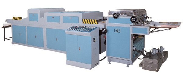 UV and IR varnishing machine