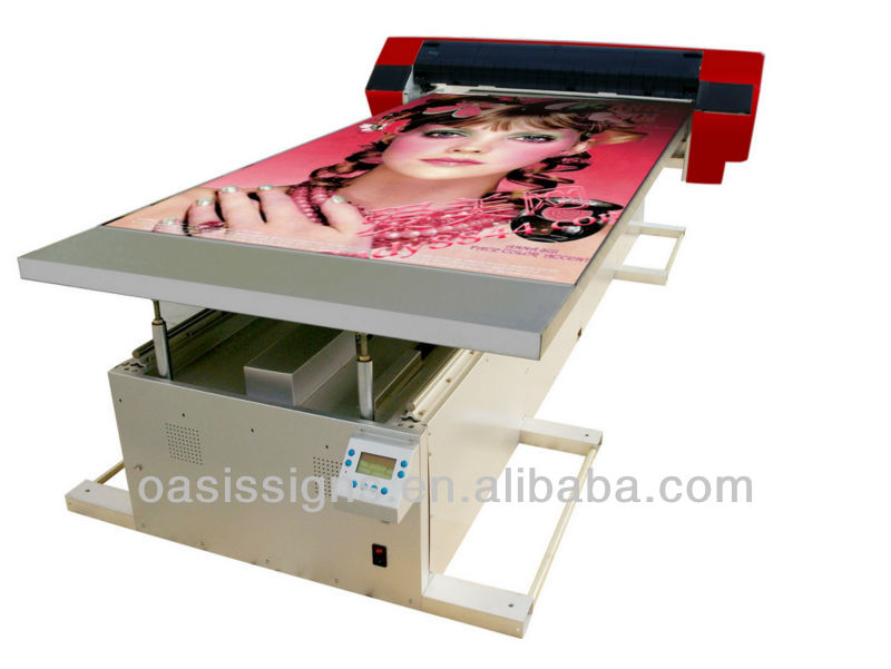 UV FLatbed Printer with size 1.2mx2.5m