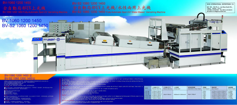 UV VARNISHING MACHINE