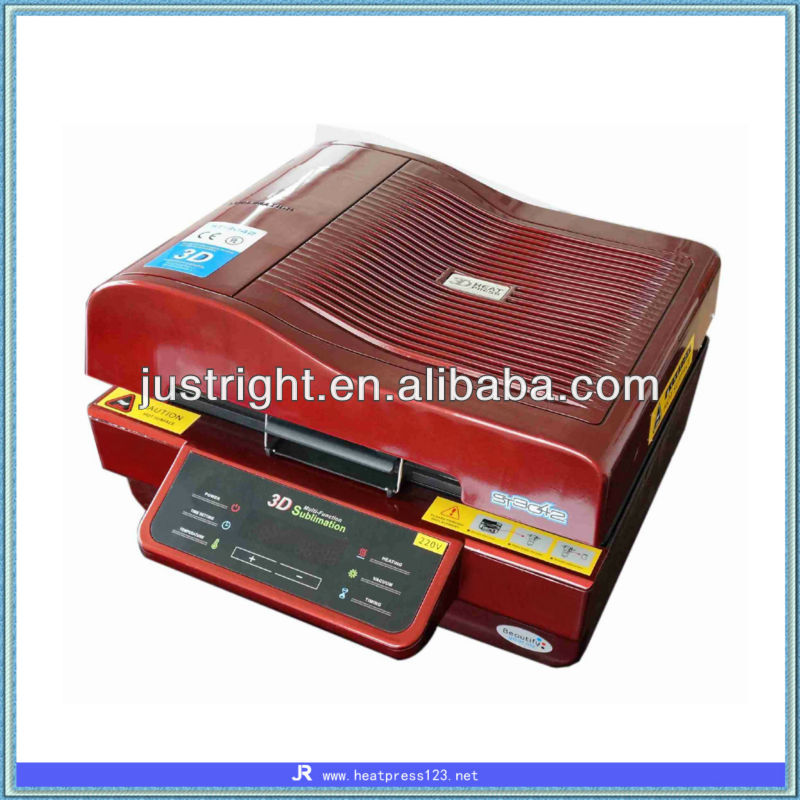 Vacuum 3D Sublimation Heat Press Printing Machine