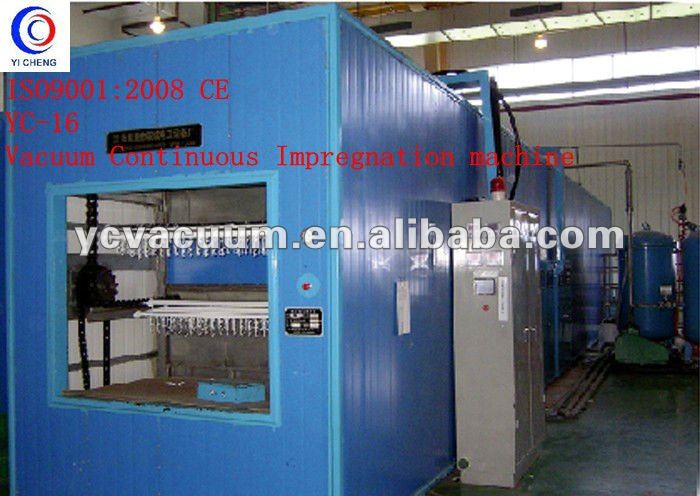 vacuum continuous impregnation drying machine for motor YC