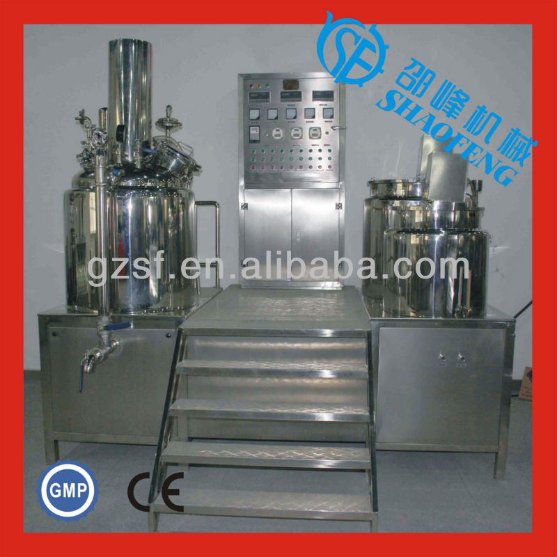 vacuum emulsifying machine for cosmetic