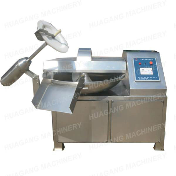 Vacuum high speed bowl cutter for sausage